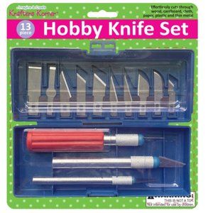13 Piece Precision Knife Set With Storage Case
